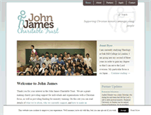 Tablet Screenshot of johnjamestrust.org